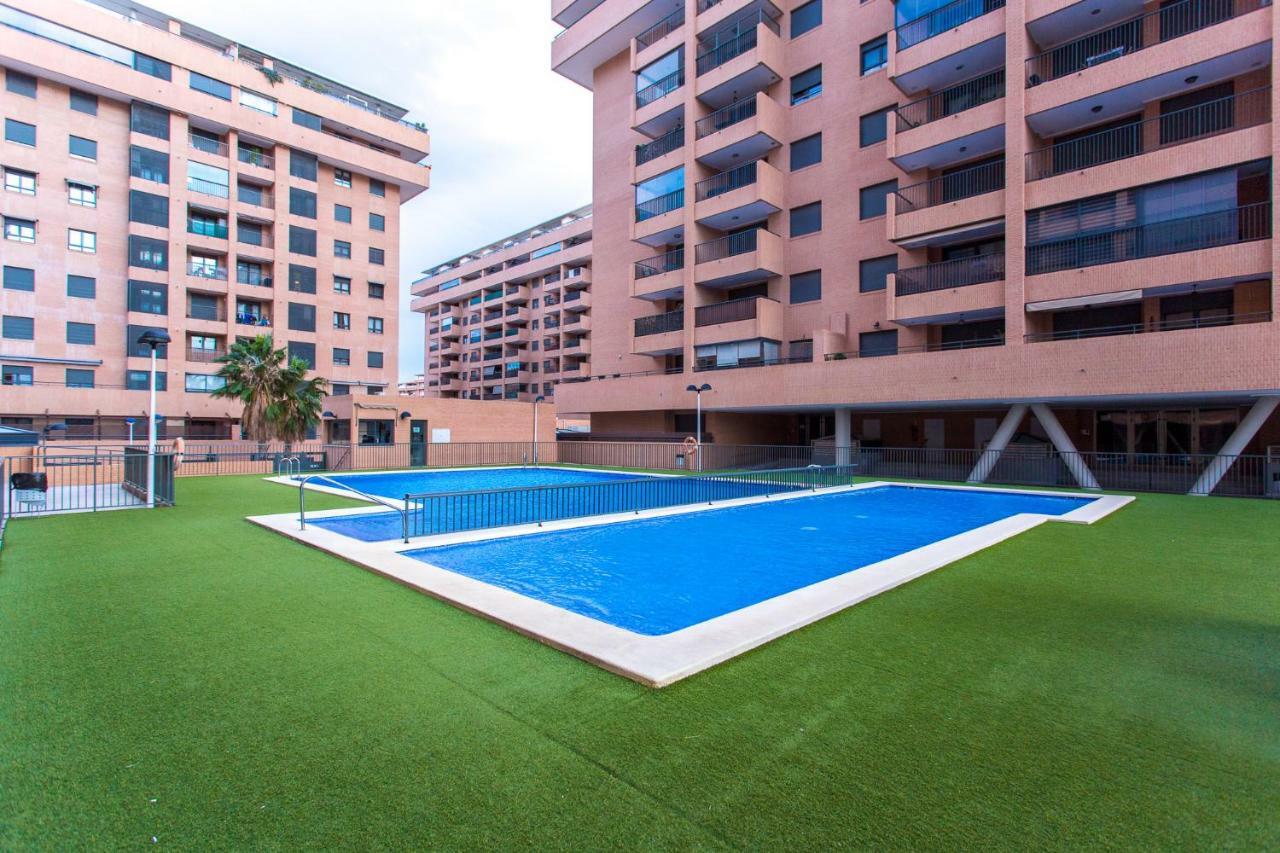 Apartment On The Beach,Pool,Wifi,Garage,Valencia Luaran gambar